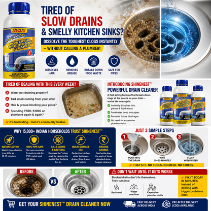 Powerful Sink & Drain Cleaner - Buy 1 Get 3 Free