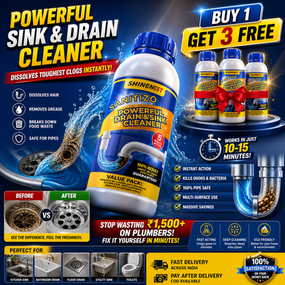 Powerful Sink & Drain Cleaner - Buy 1 Get 3 Free